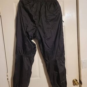 Black Windbreaker Pants